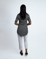 Tory Top elbow length sleeves - stripes